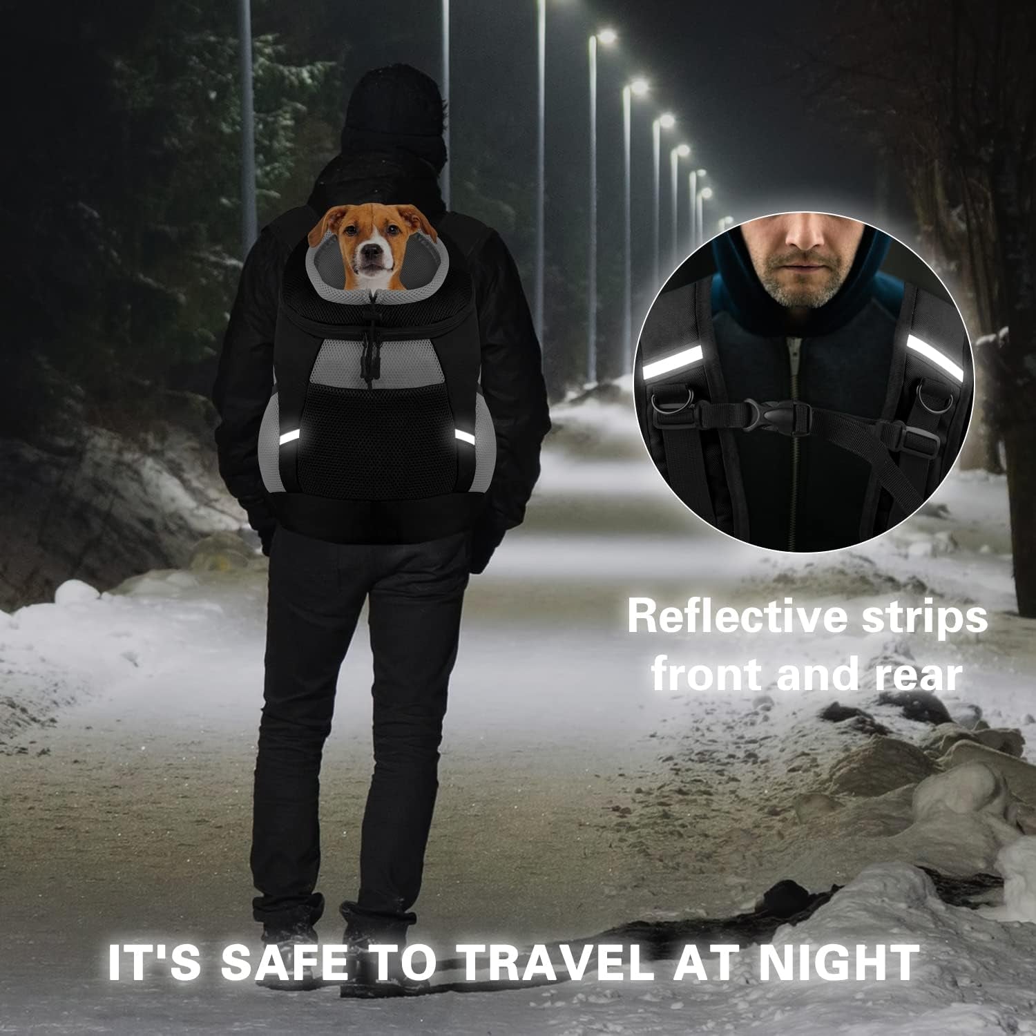 Dog Carrier Backpack Breathable Pet Carrier 