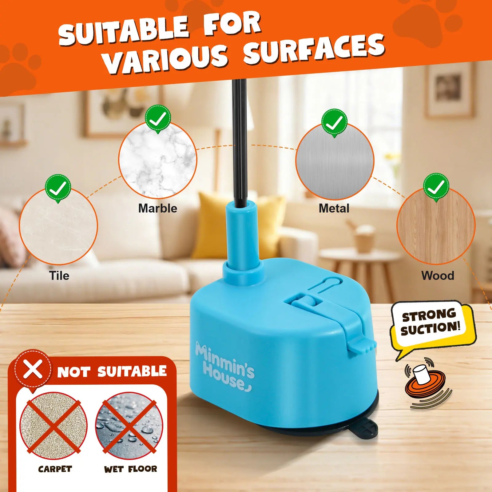 Interactive 360° Flying Bird Cat Toy – Automatic USB Rechargeable Self-Play Teaser with Suction Base
