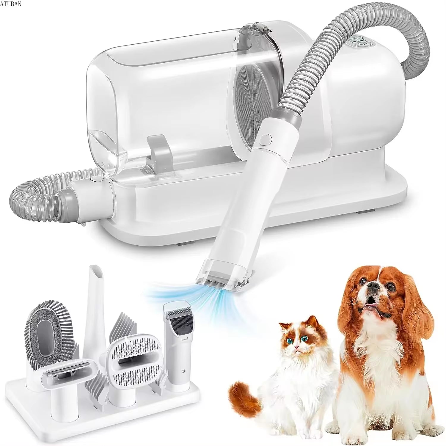 Dog Grooming Vacuum & Pet Grooming Kit 