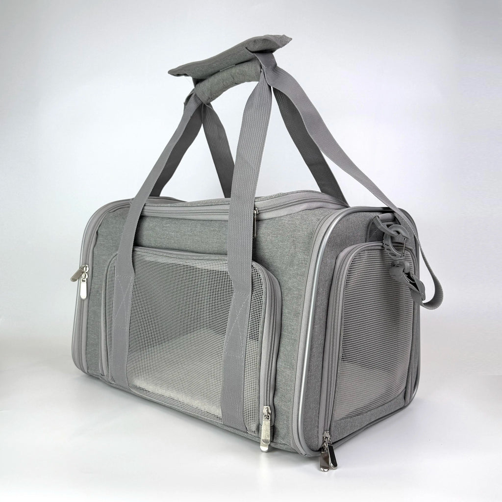 Portable Pet Carrier Bag – Airline-Approved Soft Travel Crate for Cats & Small Dogs, Breathable & Foldable