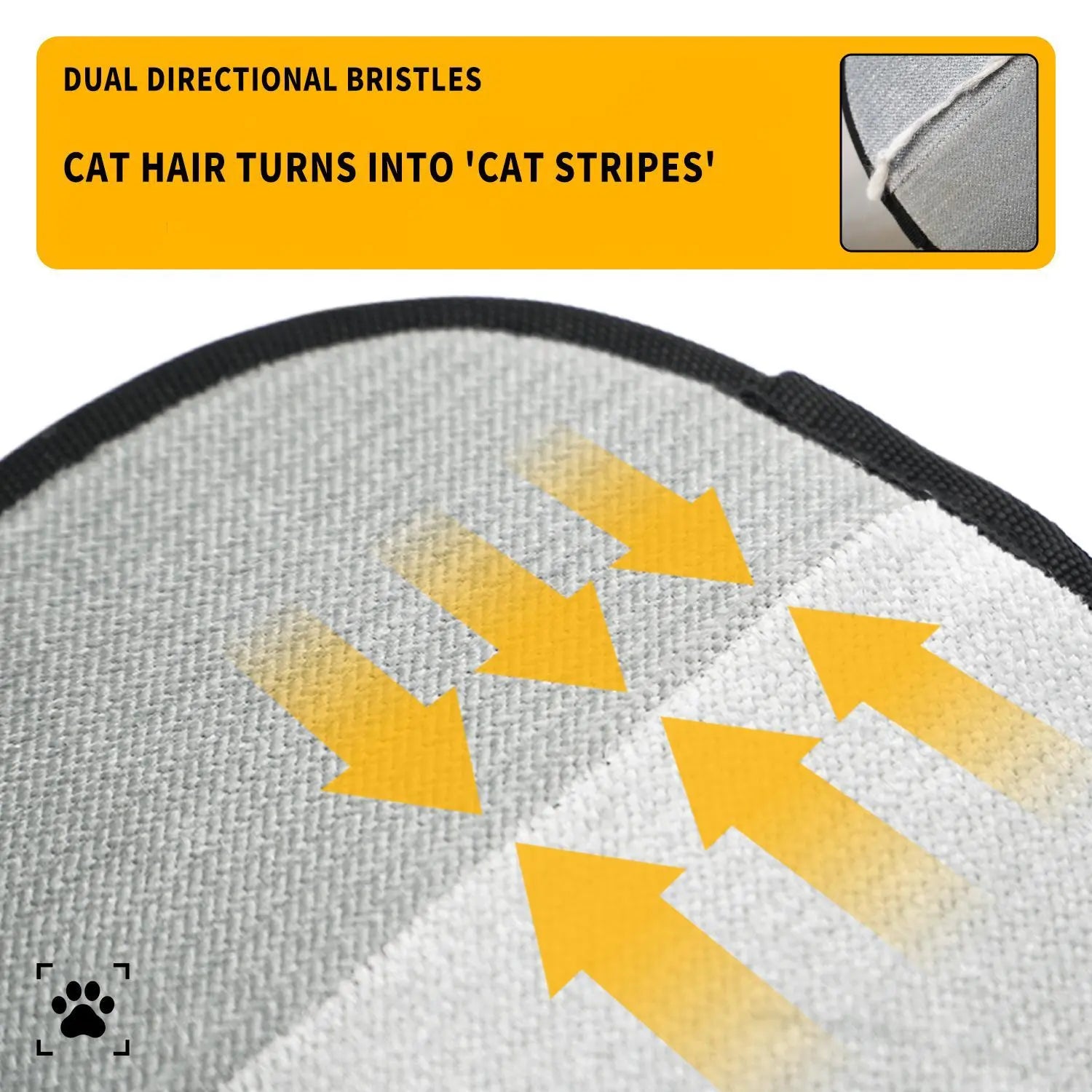 2-in-1 Electrostatic Pet Hair Removal Gloves – Cat & Dog Grooming Brush