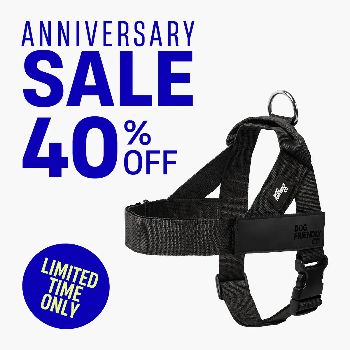 Dog Friendly Co. Harness - No-Pull Dog Harness – Lightweight, Adjustable & Comfortable Fit for All Dogs